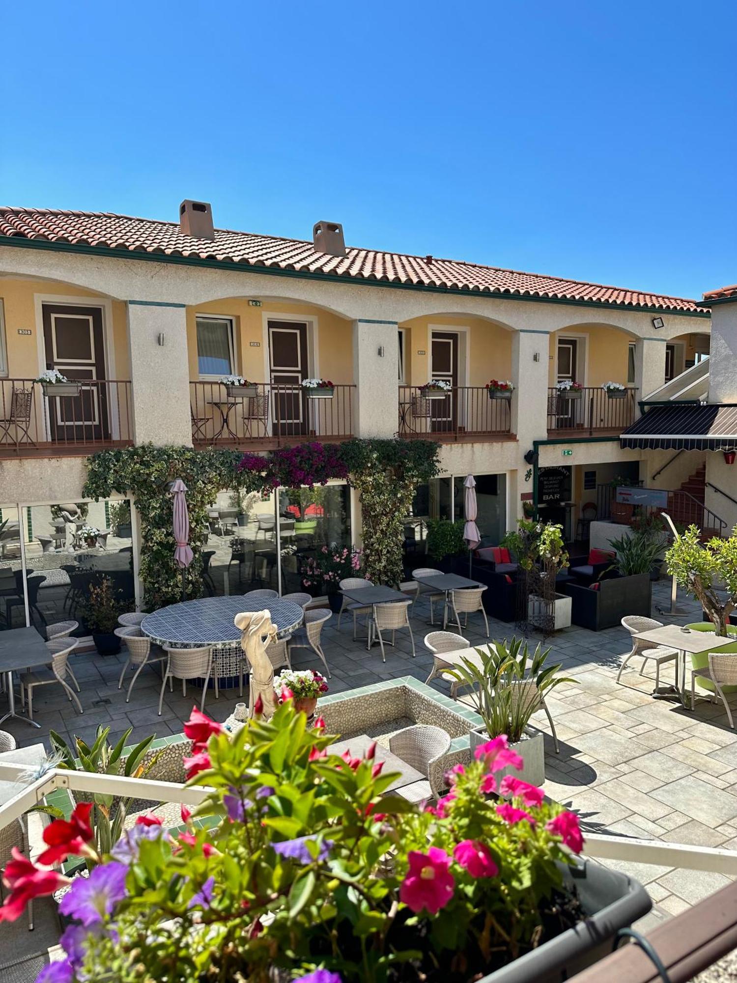 Logis Hotel Les II Mas - Perpignan Sud Cabestany Kültér fotó